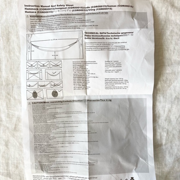 NWOT Corona Beer Limited Edition Merchandise Hammock  with Storage Bag - Picture 8 of 16